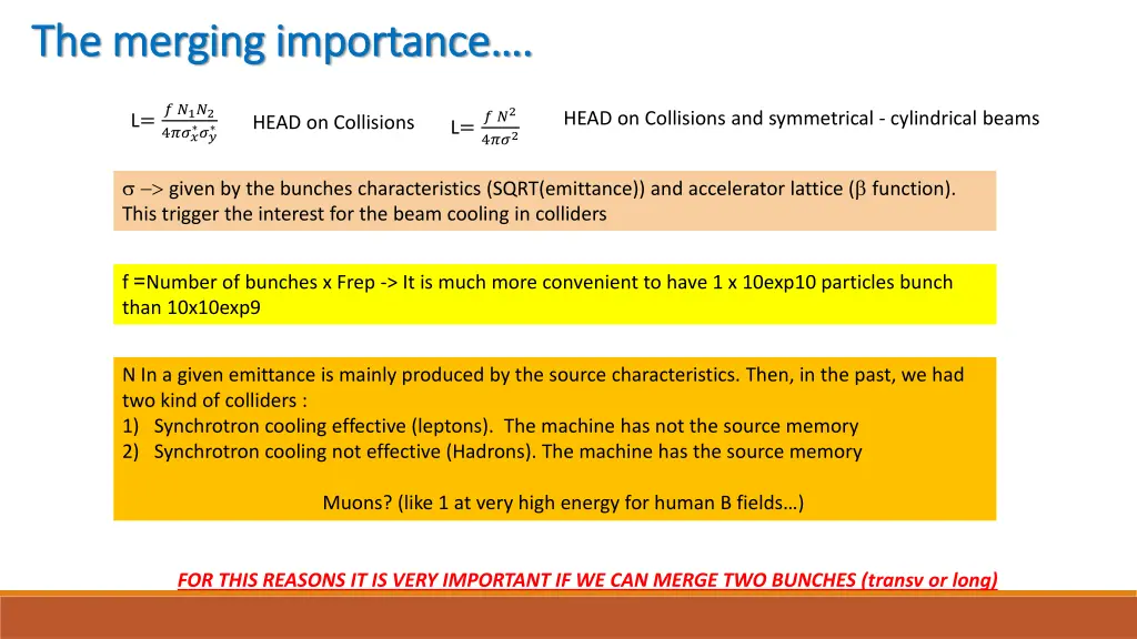 the merging importance the merging importance