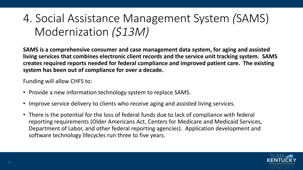 4 social assistance management system sams
