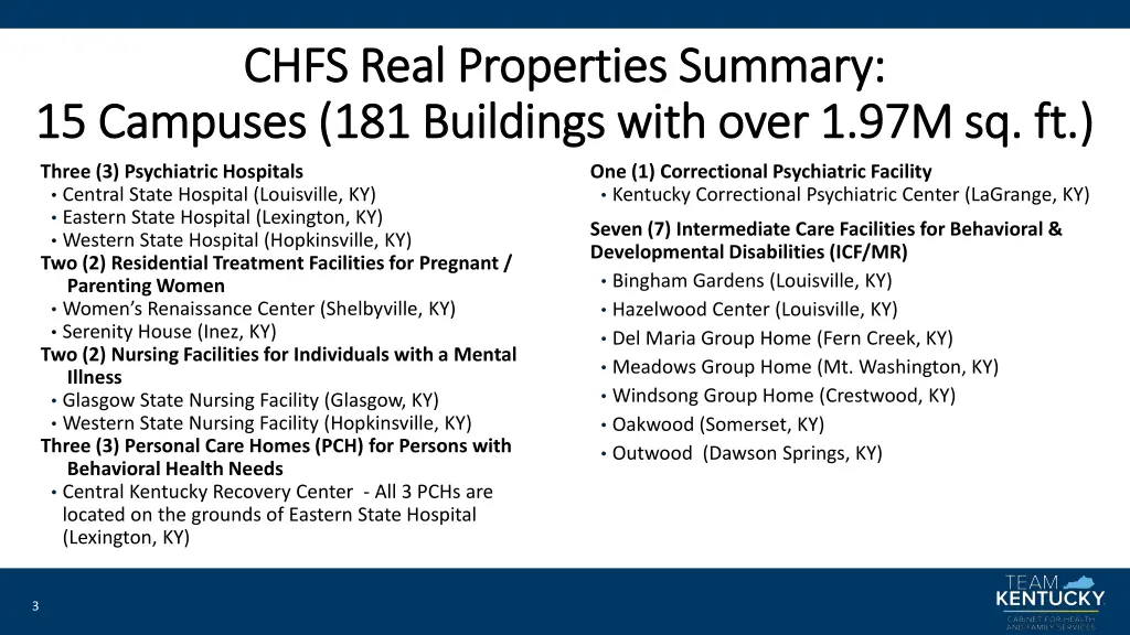 chfs real properties summary chfs real properties