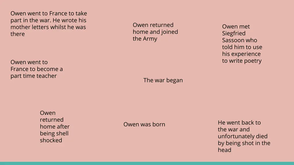owen went to france to take part