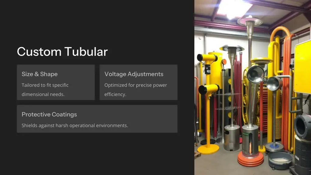 custom tubular heaters size shape