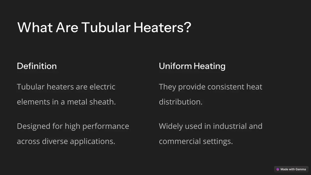 what are tubular heaters