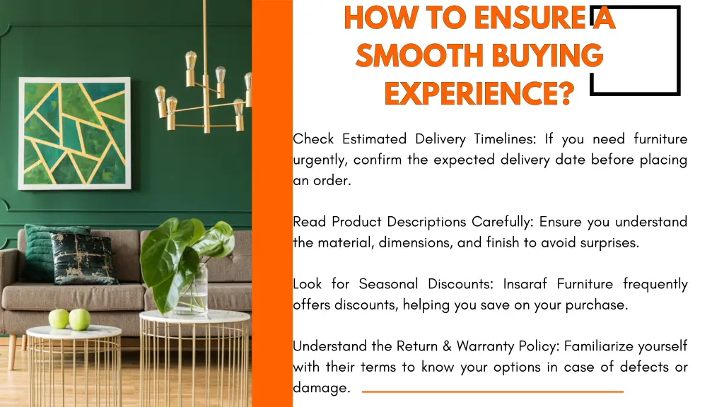 how to ensure a how to ensure a smooth buying