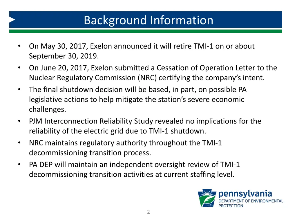 background information