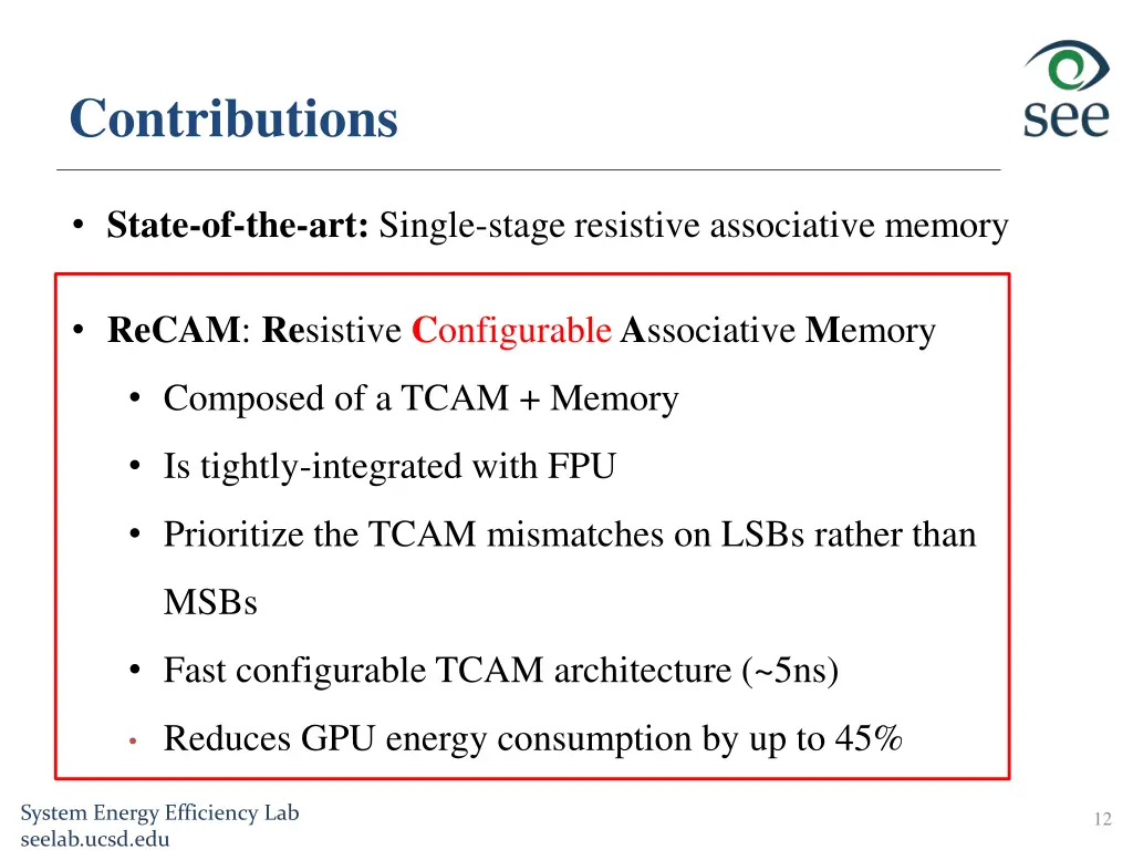 contributions