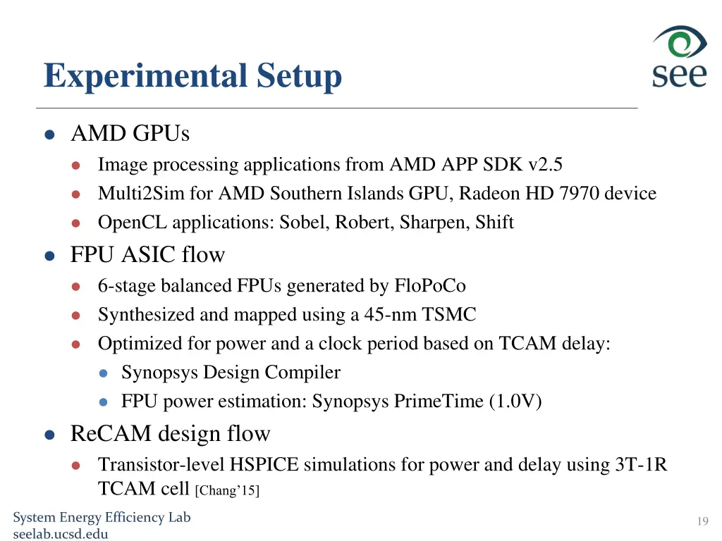 experimental setup
