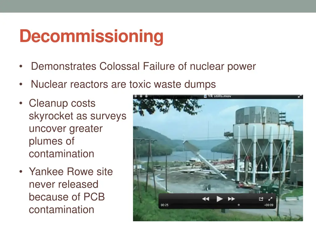decommissioning
