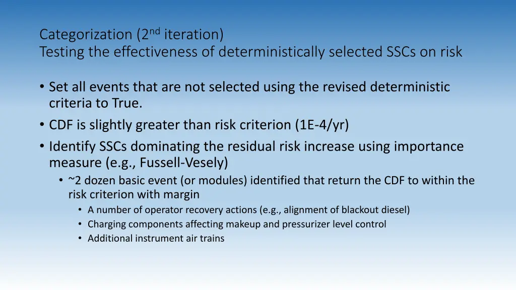 categorization 2 nd iteration testing