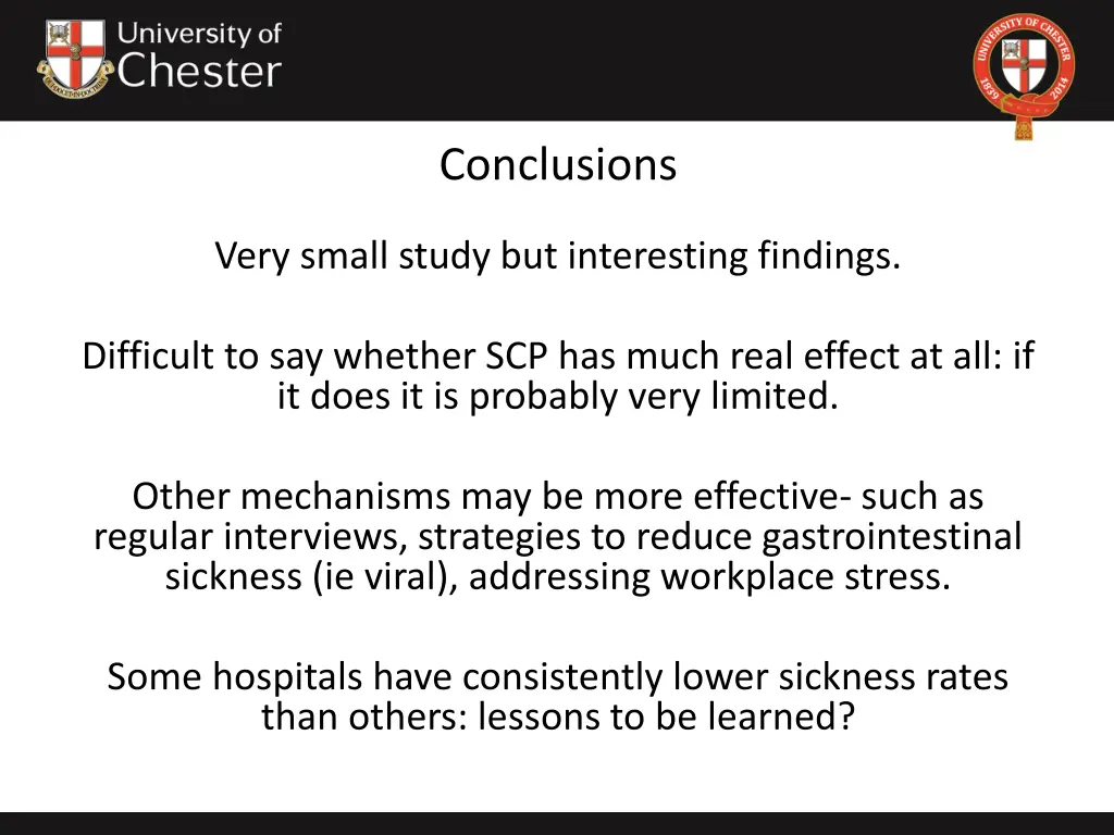 conclusions