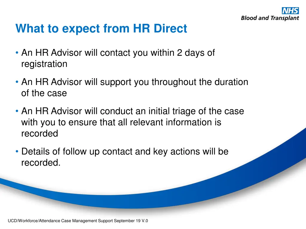 what to expect from hr direct