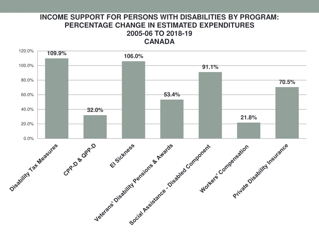 income support for persons with disabilities