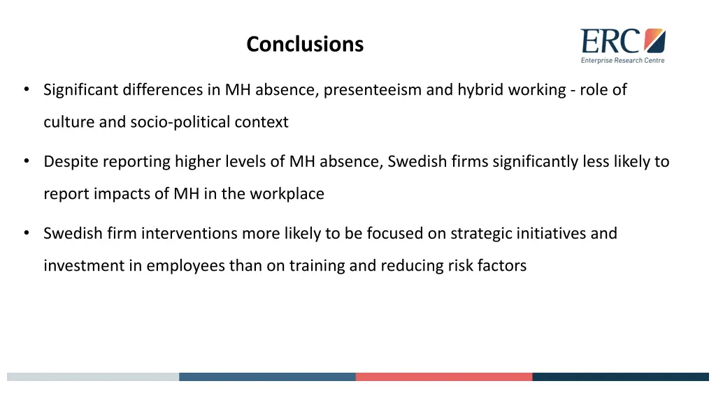 conclusions