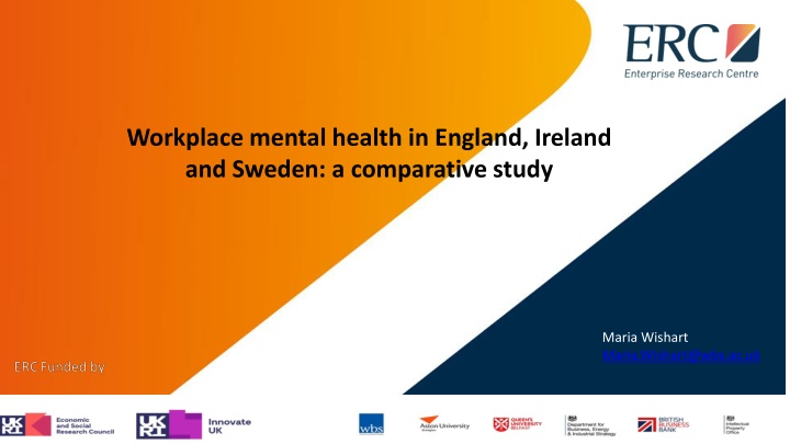 workplace mental health in england ireland
