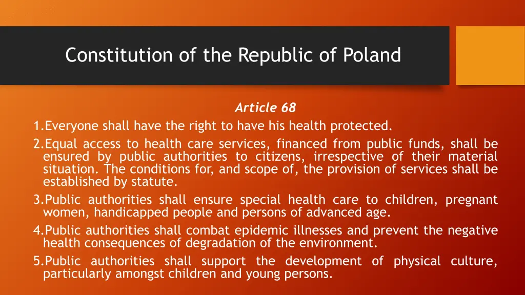 constitution of the republic of poland 1