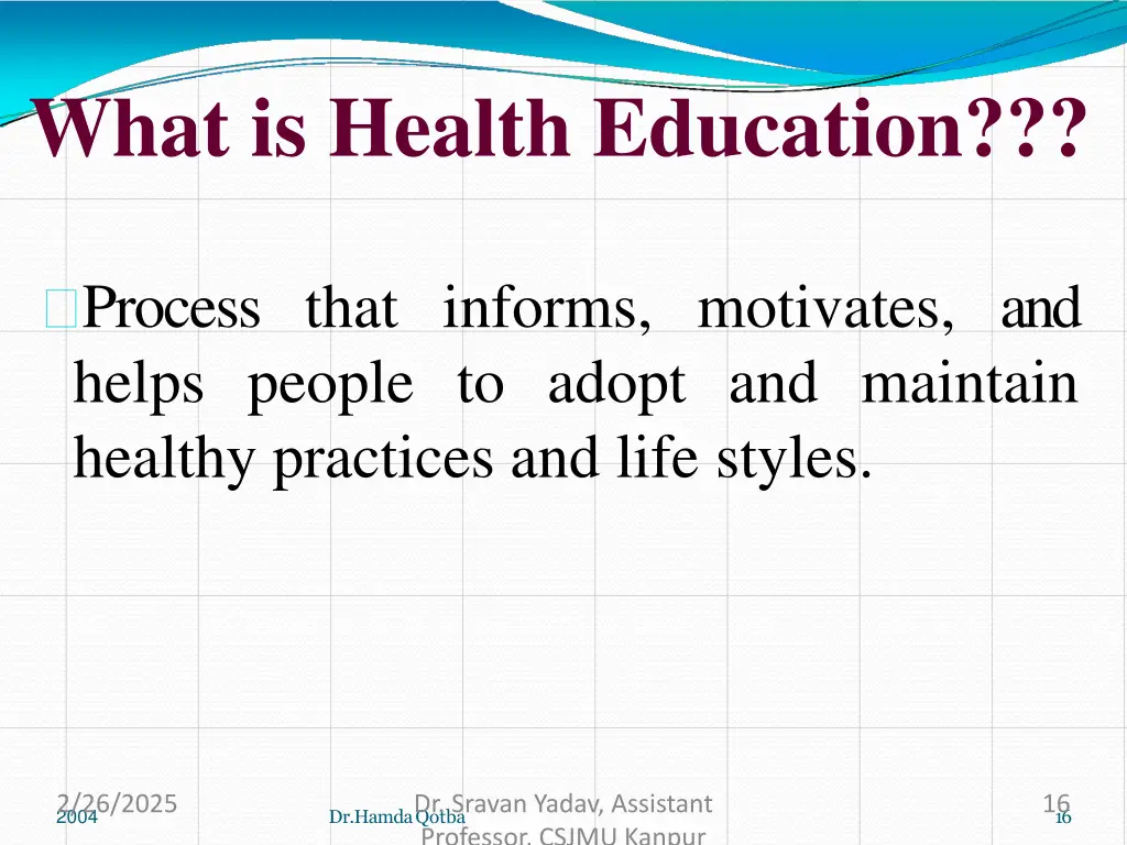 what is health education