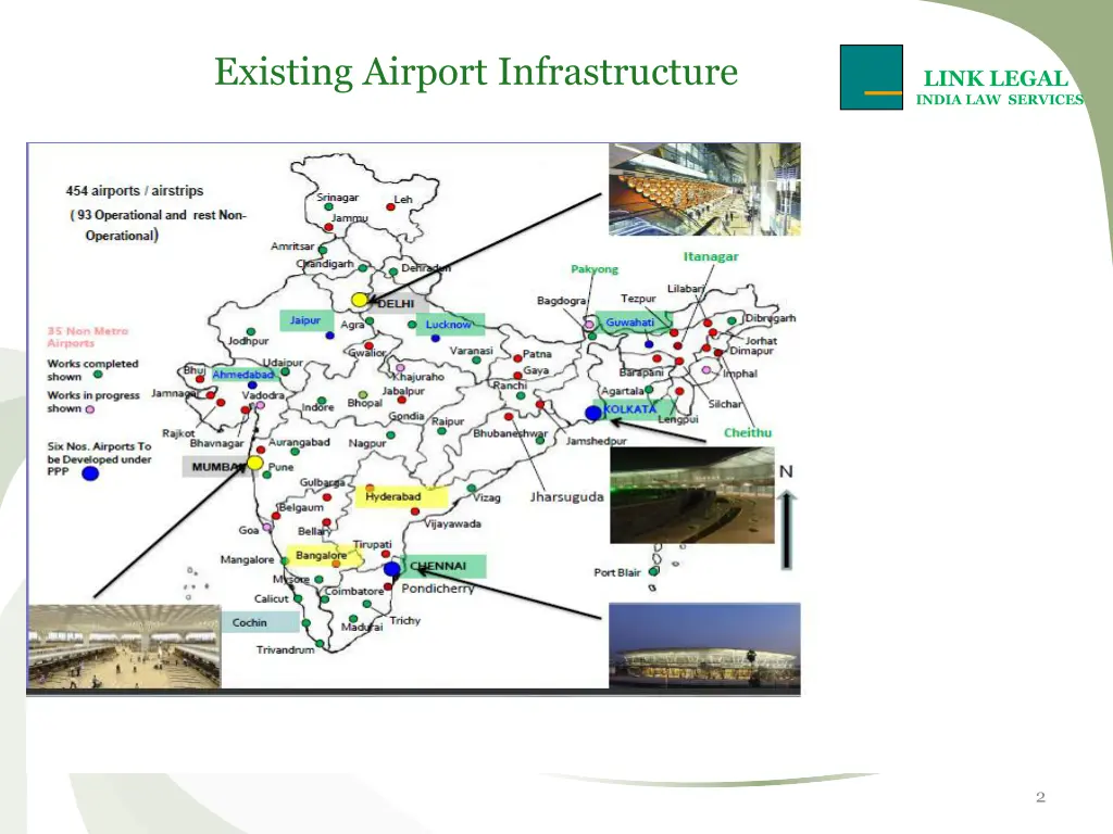 existing airport infrastructure