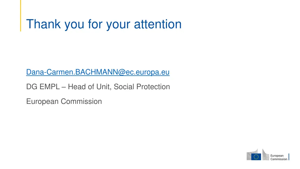 thank you for your attention