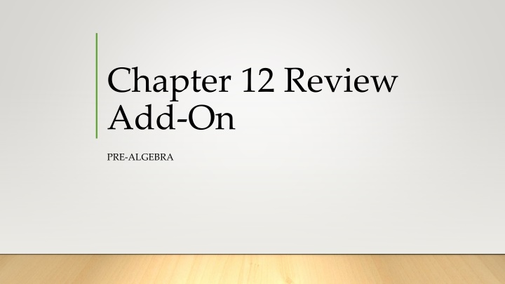 chapter 12 review add on