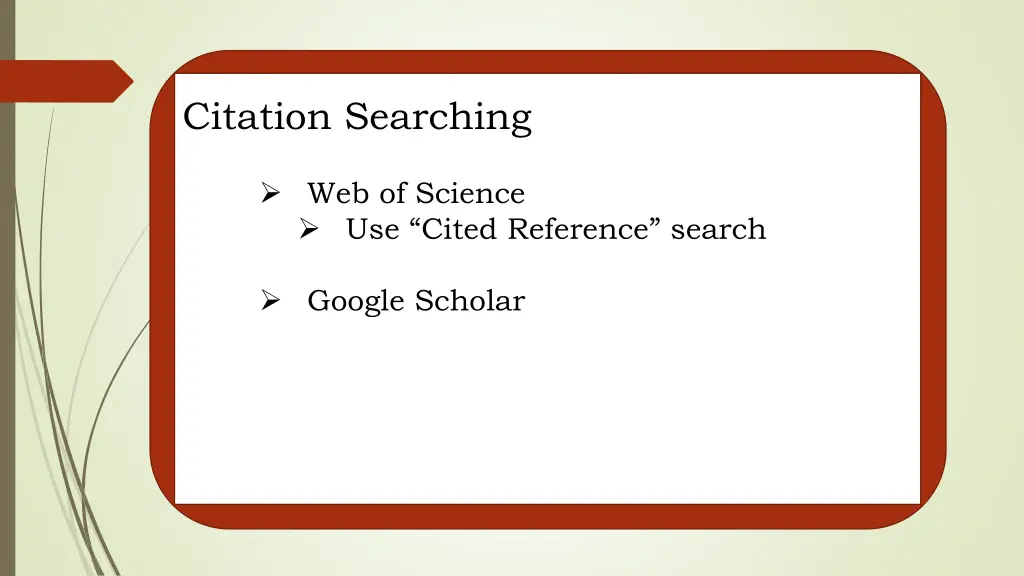 citation searching