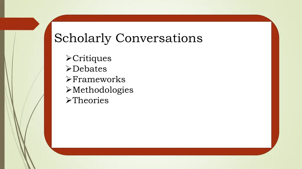 scholarly conversations