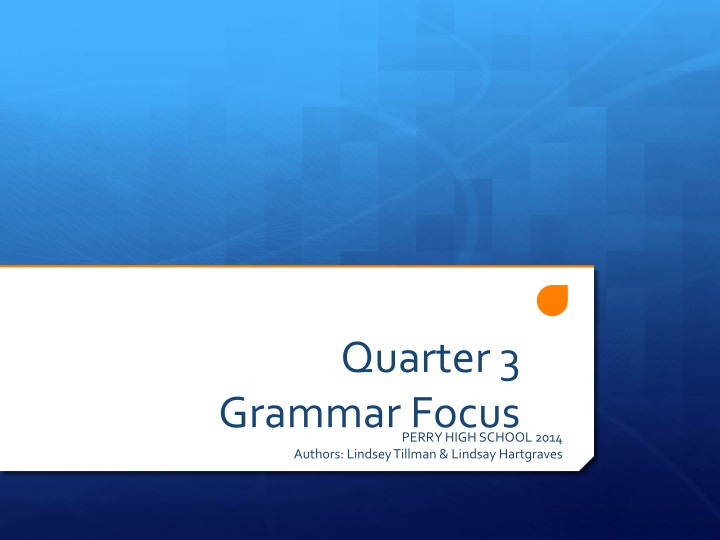 quarter 3