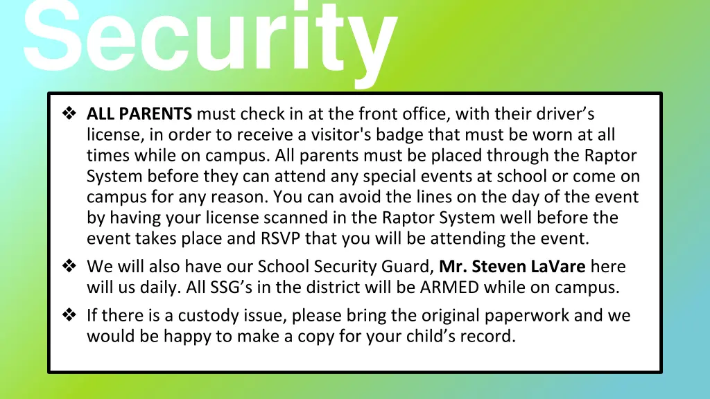 security