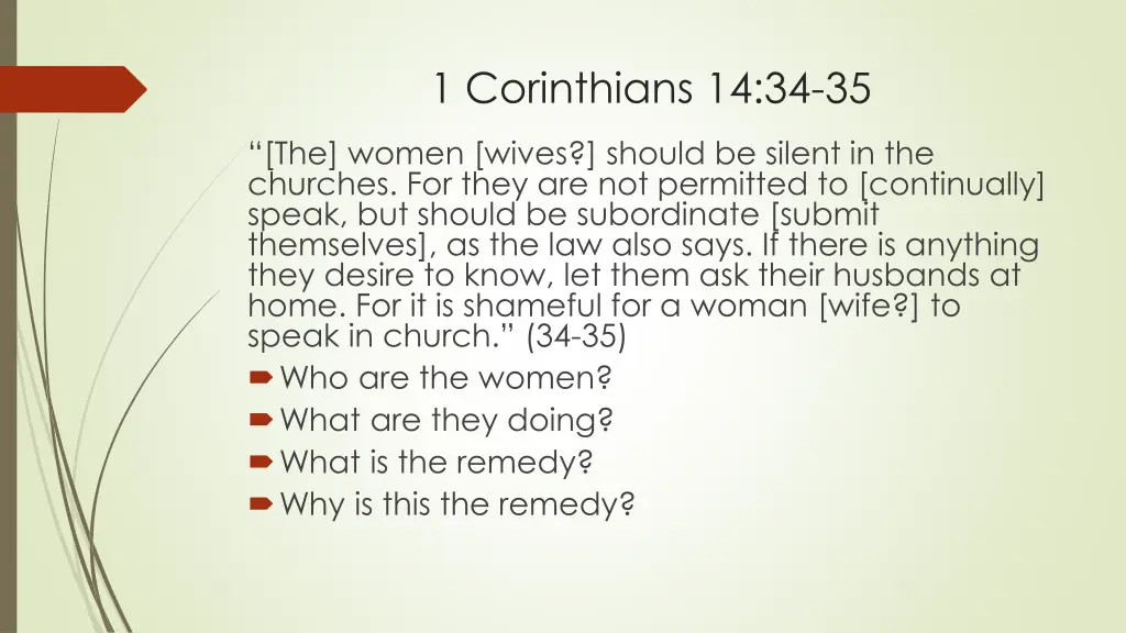 1 corinthians 14 34 35