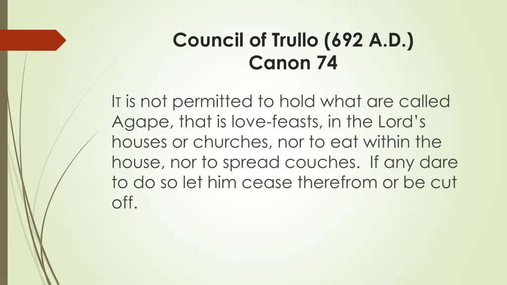 council of trullo 692 a d canon 74