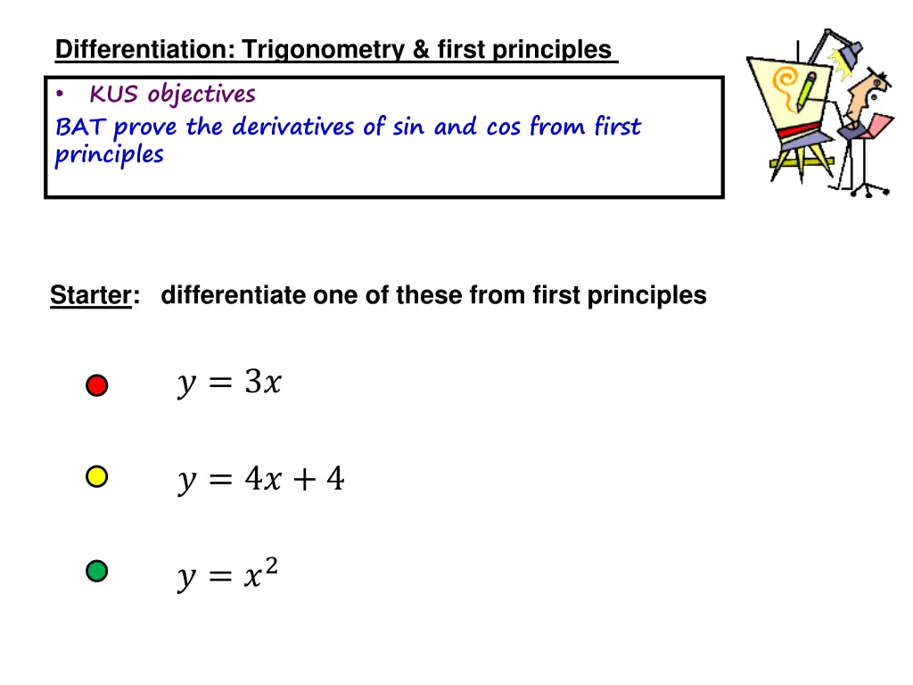 differentiation trigonometry first principles