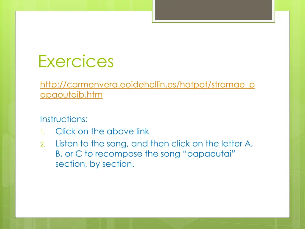 exercices 1