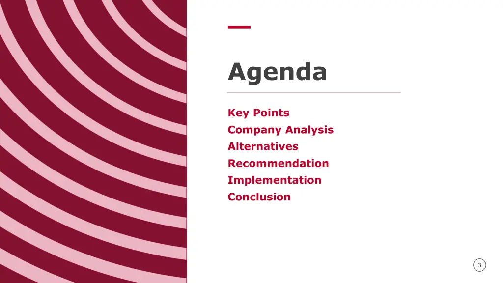 agenda