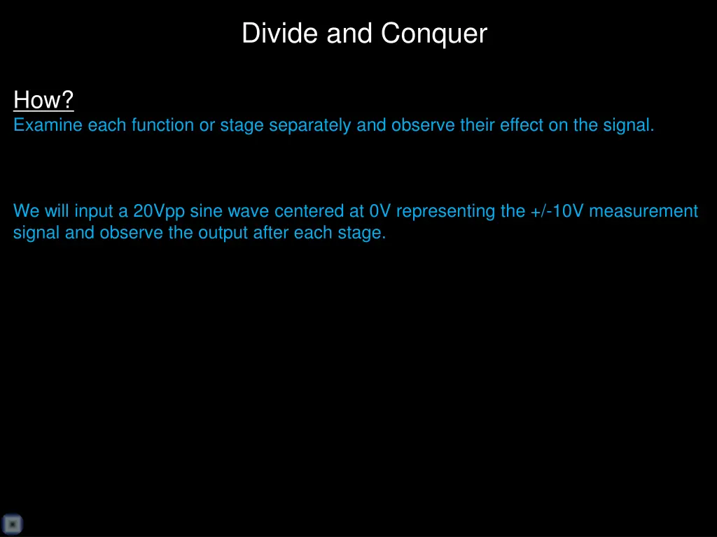 divide and conquer