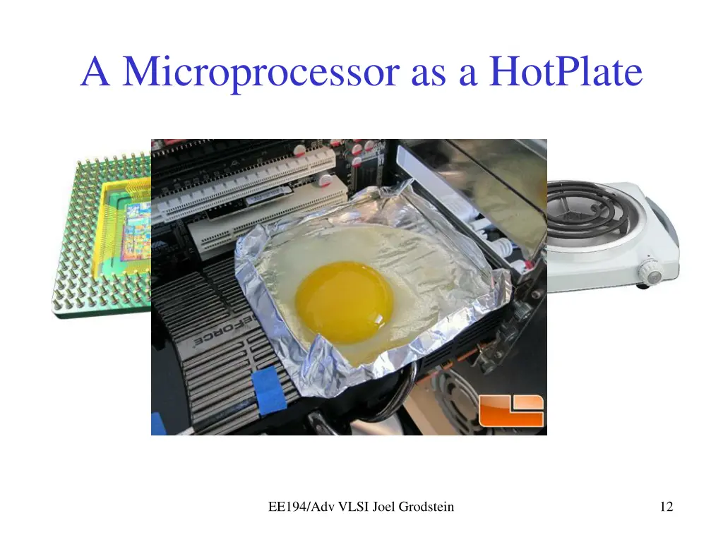 a microprocessor as a hotplate