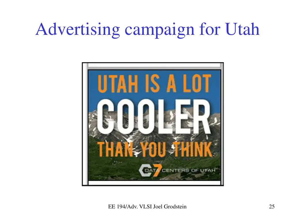 advertising campaign for utah