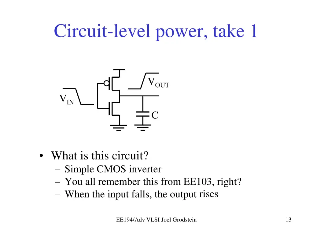 circuit level power take 1