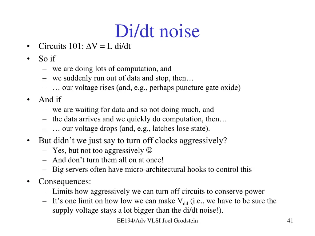 di dt noise 1