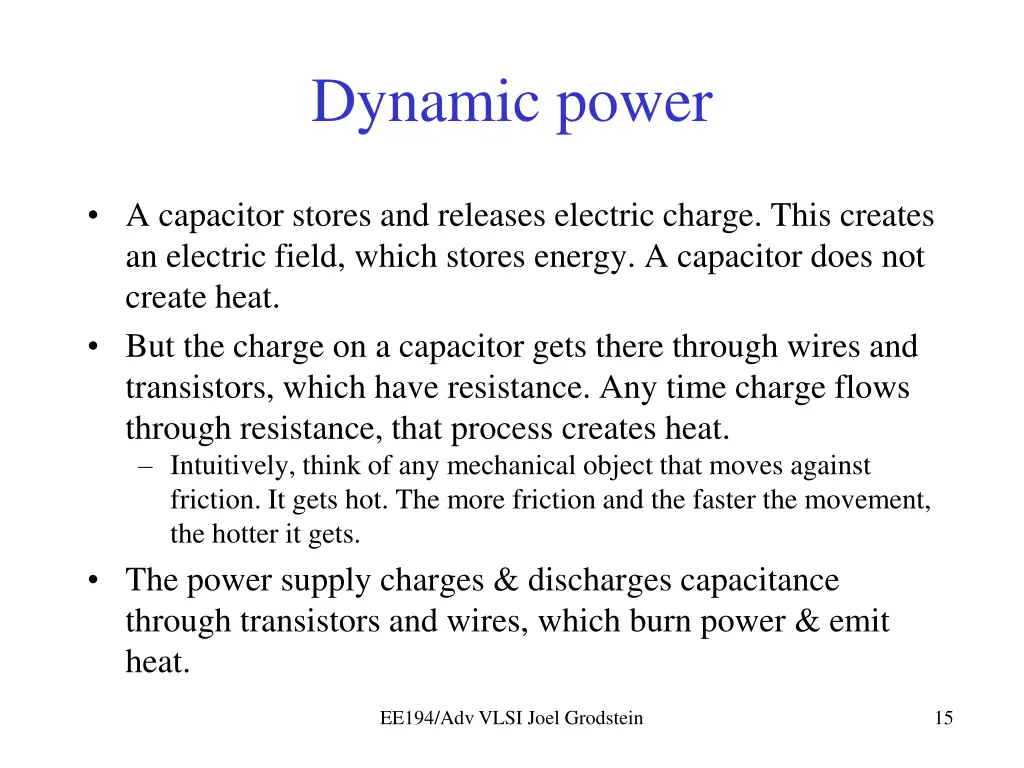dynamic power