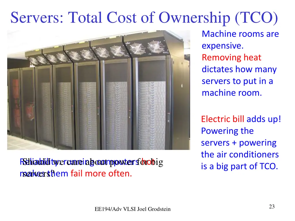 servers total cost of ownership tco