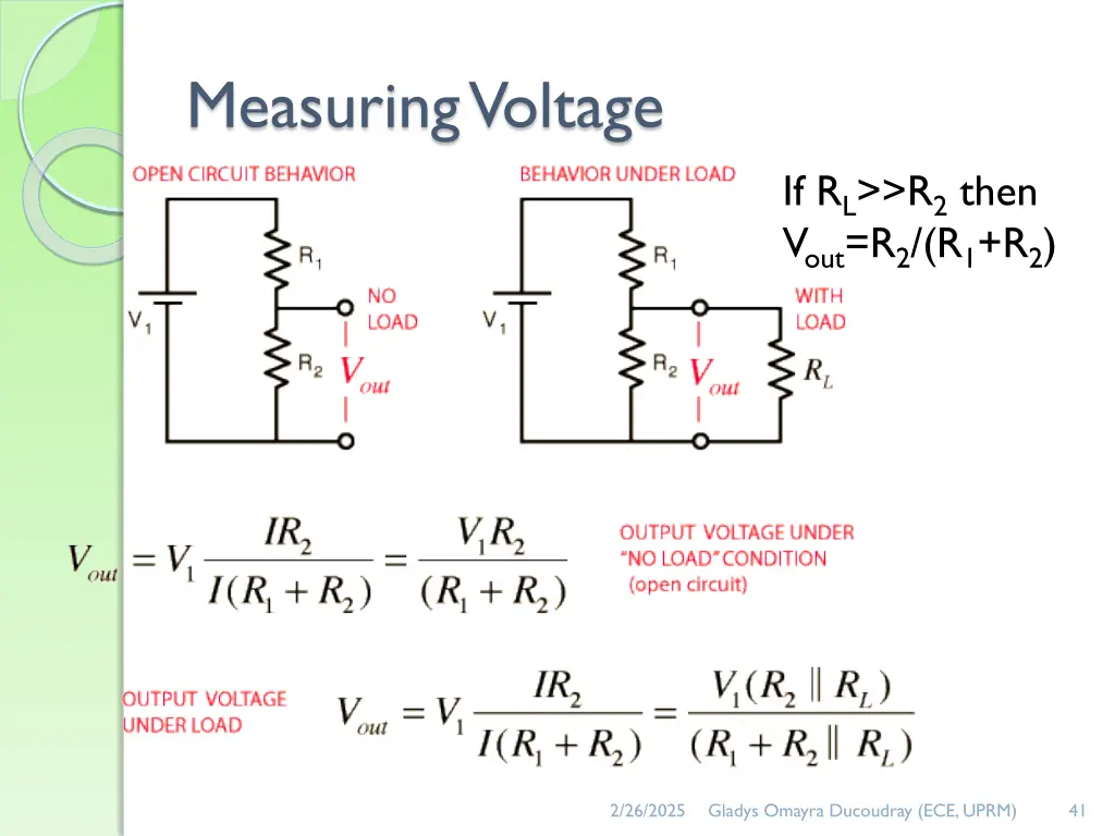 measuring voltage 1