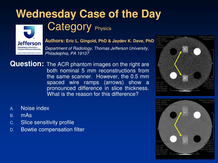 wednesday case of the day category physics