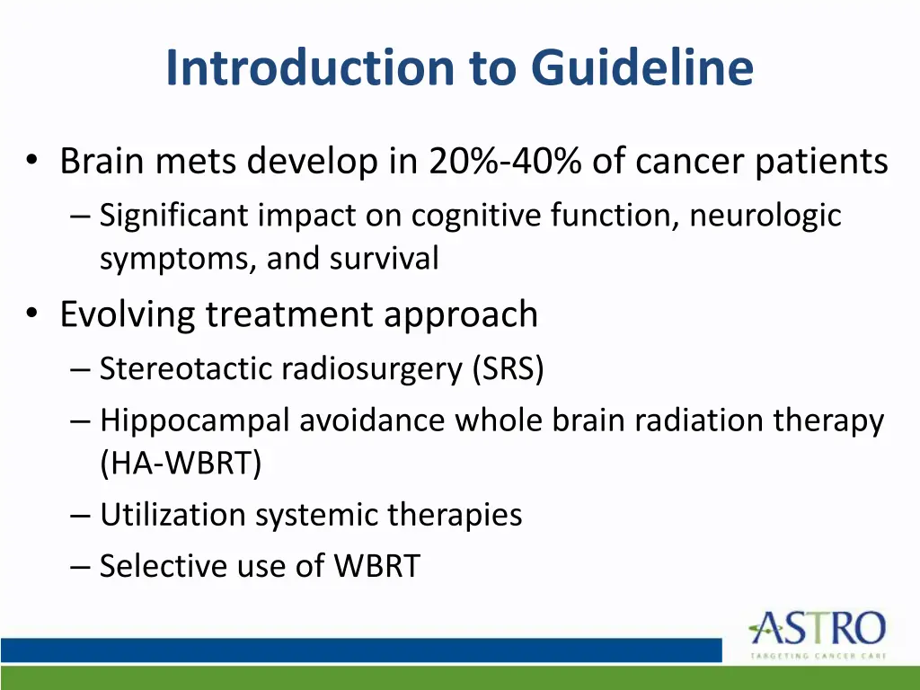 introduction to guideline