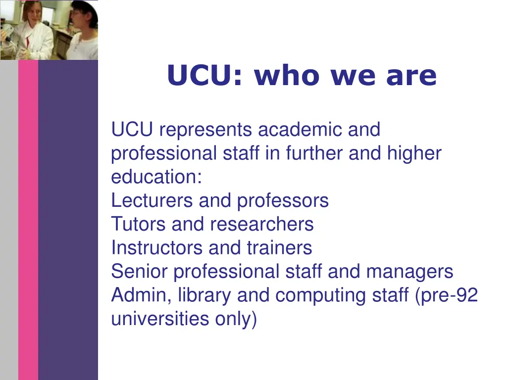 ucu who we are