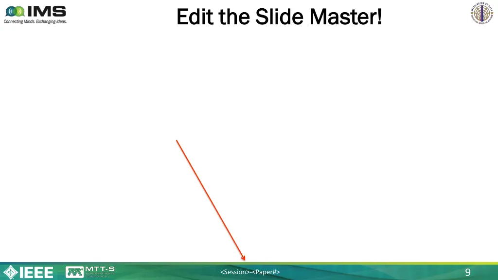 edit the slide master edit the slide master