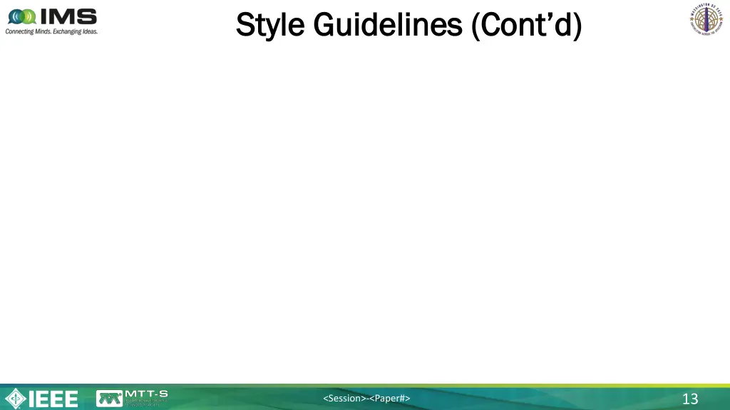 style guidelines cont d style guidelines cont d