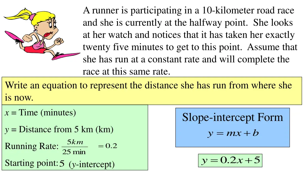 a runner is participating in a 10 kilometer road