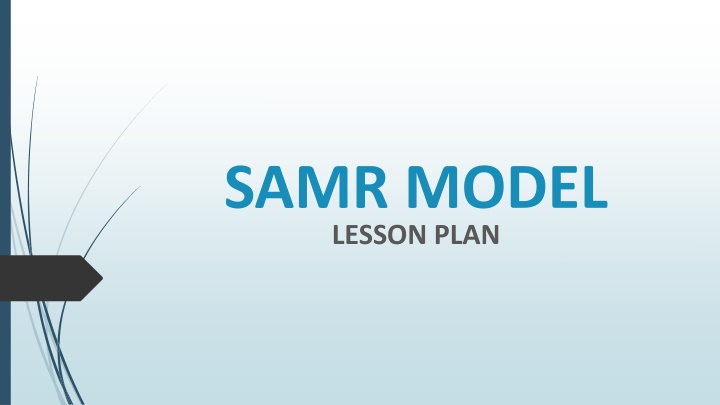samr model lesson plan