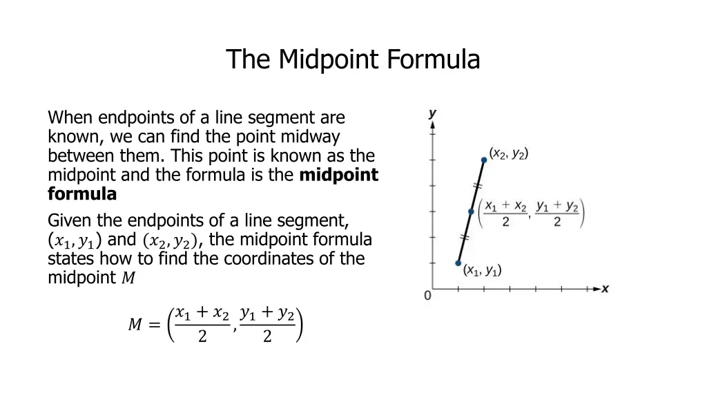 the midpoint formula