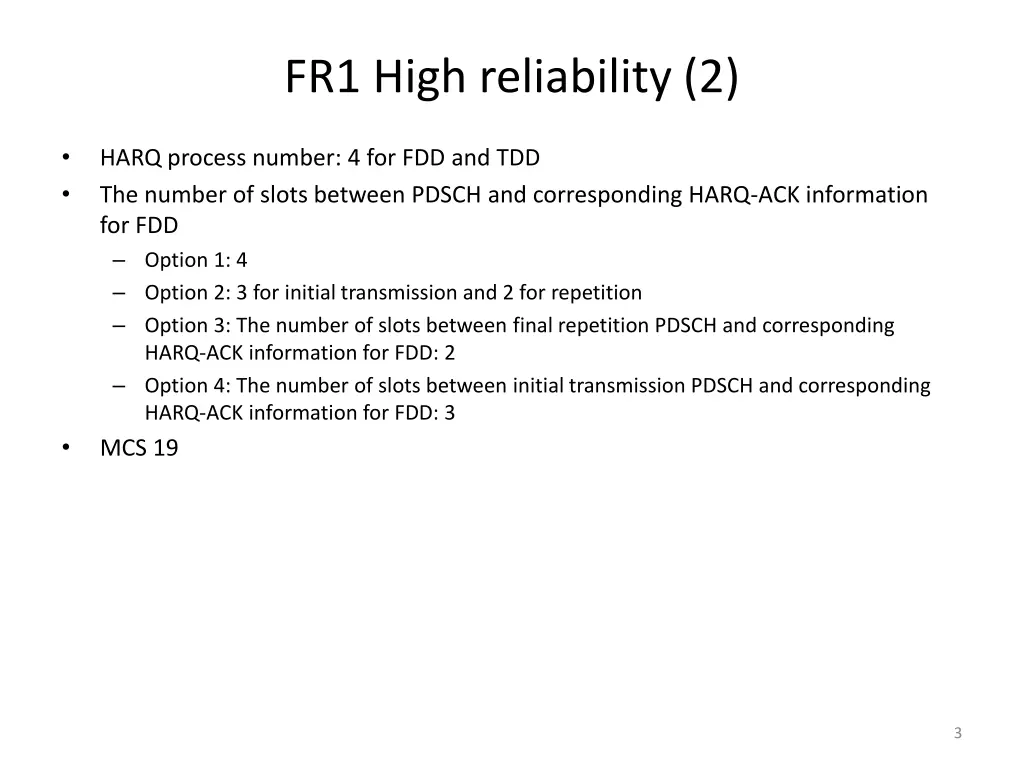 fr1 high reliability 2