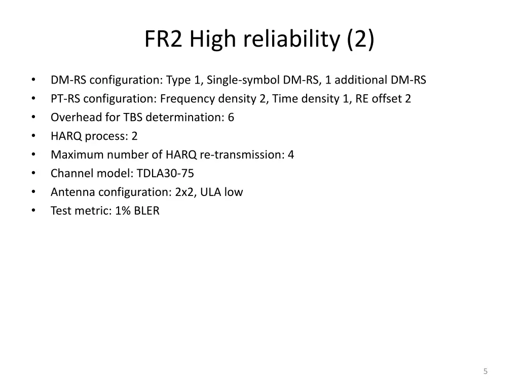fr2 high reliability 2