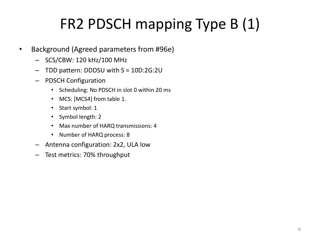 fr2 pdsch mapping type b 1